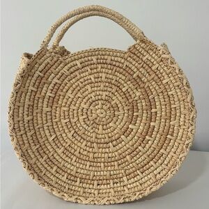 JADEtribe Large Straw Woven Handbag